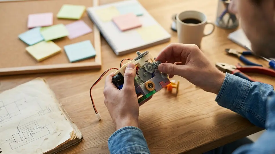 Ingenieure beim Bau eines funktionalen Hardware-Prototypen